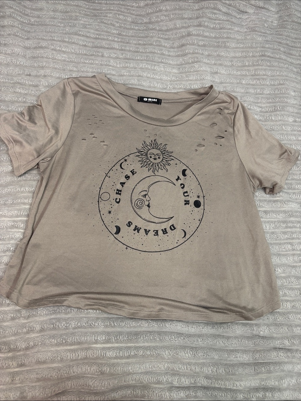 Mini Brand Crop Graphic Tee